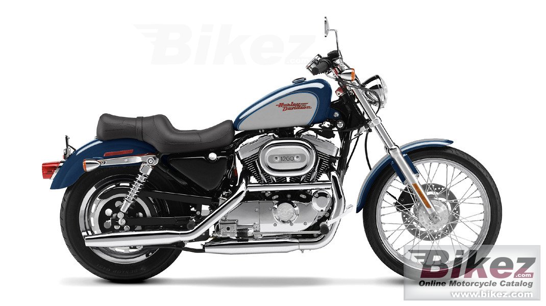 Big Davidson. Published with permission. xl 1200 c sportster 1200 custom picture and wallpaper from Bikez.com